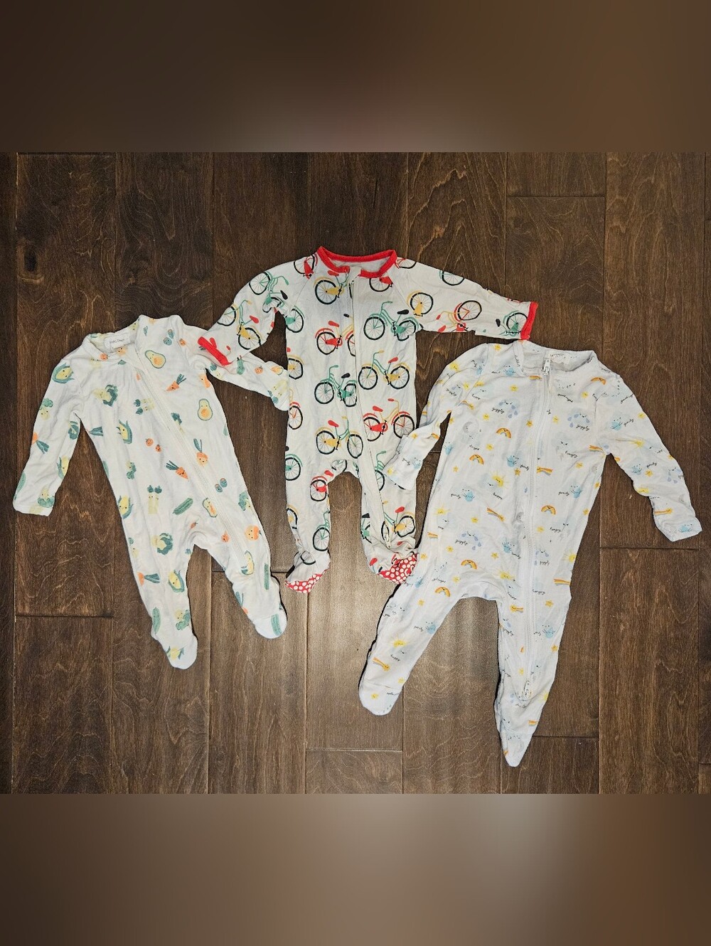 Angel Dear, Sweet Bamboo Lot Of Sleepers - Sizes Newborn & 3-6mo
